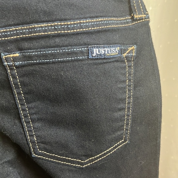 EUC Just USA Dark Wash Jeggings Size 3 (B2) - Picture 4 of 10